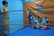 woman wrestling