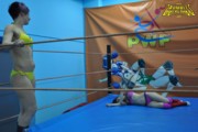 woman wrestling