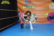woman wrestling